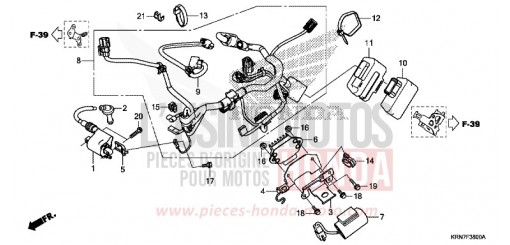 FAISCEAU DES FILS CRF250RH de 2017